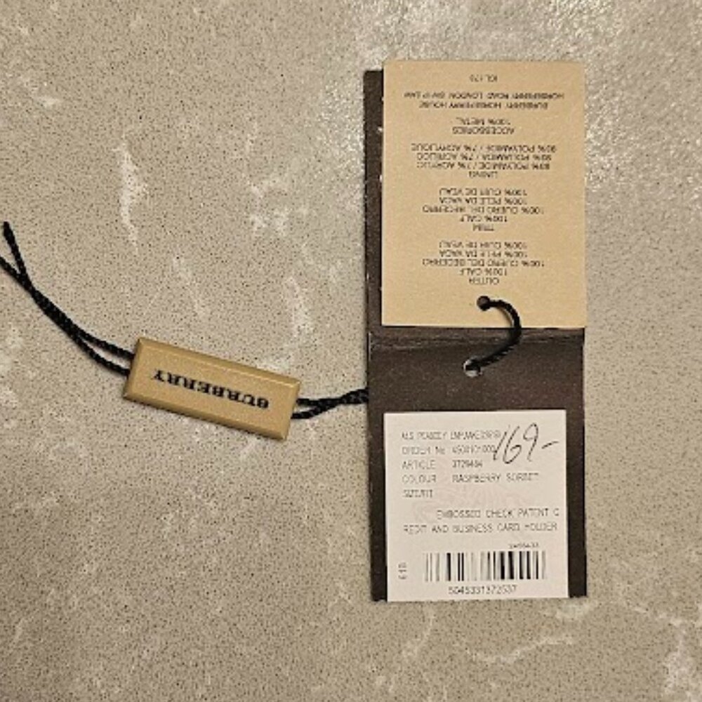 BURBERRY Key/Card Holder. UNISEX. Chain With Clip - Picture 8 of 10